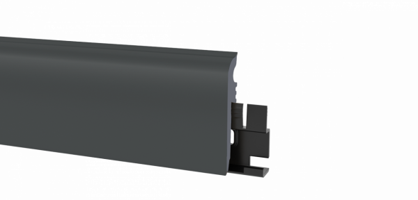 Плинтус гибкий Arbiton VIGO 60 АНТРАЦИТ 60х15х2200 мм